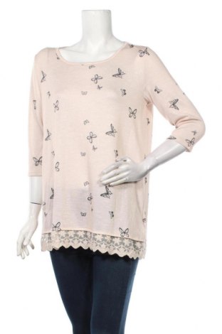 Γυναικεία μπλούζα Jean Pascale, Μέγεθος L, Χρώμα  Μπέζ, Τιμή 7,58 €