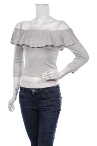 Γυναικεία μπλούζα Jennyfer, Μέγεθος L, Χρώμα Γκρί, Τιμή 8,66 €