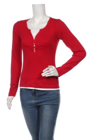 Γυναικεία μπλούζα Mexx, Μέγεθος L, Χρώμα Κόκκινο, Βαμβάκι, Τιμή 9,40 €
