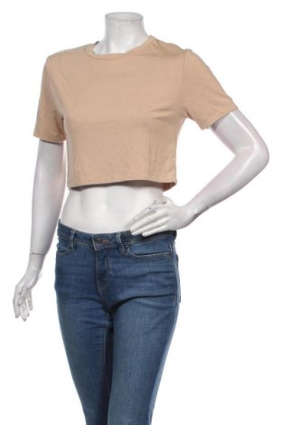 Γυναικεία μπλούζα Zara, Μέγεθος L, Χρώμα  Μπέζ, 60% βισκόζη, 30% lyocell, 10% ελαστάνη, Τιμή 23,51 €
