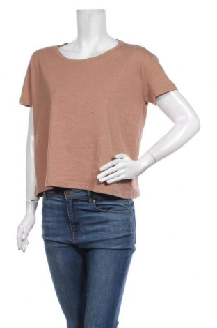 Γυναικείο t-shirt Review, Μέγεθος M, Χρώμα Καφέ, Τιμή 5,57 €