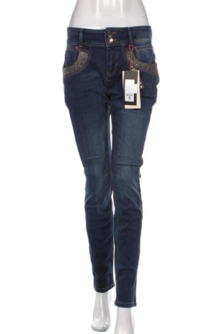 Дамски дънки Pulz Jeans, Размер M, Цвят Син, Цена 25,35 лв.