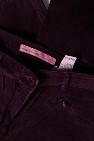 Pantaloni de velvet de femei Tom Tailor, Mărime XL, Culoare Mov, Preț 215,79 Lei