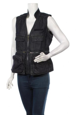 Γυναικείο γιλέκο G-Star Raw, Μέγεθος L, Χρώμα Μπλέ, Βαμβάκι, Τιμή 44,06 €