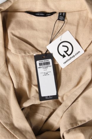 Γυναικείο γιλέκο Vero Moda, Μέγεθος XXL, Χρώμα  Μπέζ, 55% λινό, 45% βισκόζη, Τιμή 34,87 €