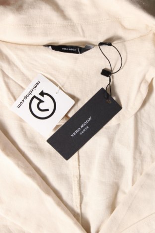 Γυναικείο γιλέκο Vero Moda, Μέγεθος 3XL, Χρώμα Εκρού, 55% λινό, 45% βισκόζη, Τιμή 22,94 €