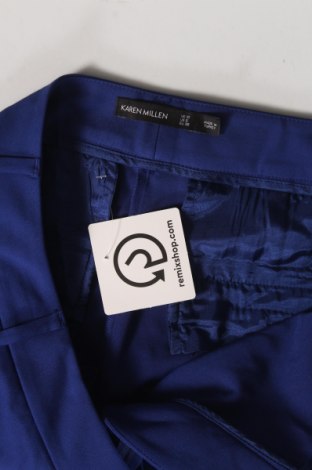Дамски панталон Karen Millen, Размер S, Цвят Син, 47% памук, 49% полиестер, 4% еластан, Цена 309,00 лв.