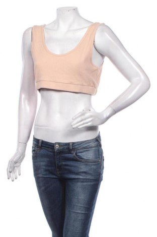 Γυναικείο αμάνικο μπλουζάκι Miss Selfridge, Μέγεθος L, Χρώμα  Μπέζ, Τιμή 10,64 €