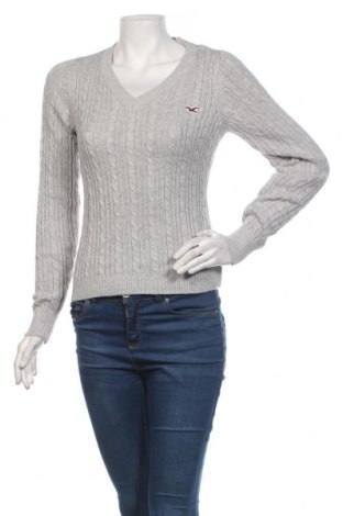 Дамски пуловер Hollister, Размер S, Цвят Сив, 60% памук, 20% полиамид, 20% вискоза, Цена 46,87 лв.