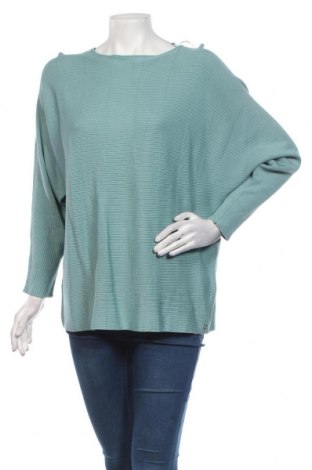 Γυναικείο πουλόβερ Tom Tailor, Μέγεθος L, Χρώμα Πράσινο, Τιμή 27,53 €