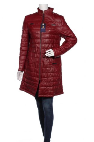 Γυναικείο δερμάτινο μπουφάν Giorgio Di Mare, Μέγεθος XXL, Χρώμα Κόκκινο, Τιμή 179,18 €
