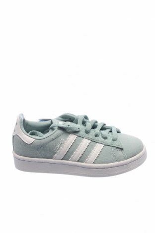 Детски обувки Adidas Originals, Размер 28, Цвят Зелен, Естествен велур, Цена 85,92 лв.