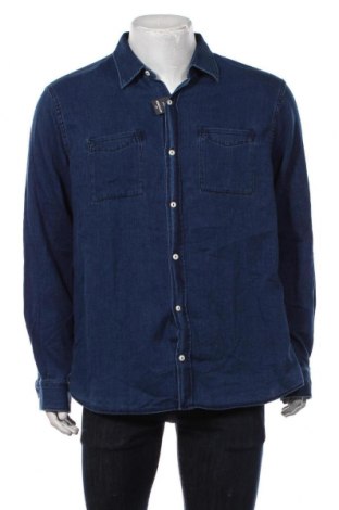 Ανδρικό πουκάμισο S.Oliver, Μέγεθος XL, Χρώμα Μπλέ, Βαμβάκι, Τιμή 24,54 €