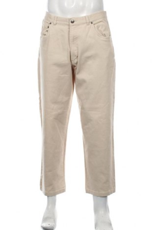 Мъжки панталон, Размер M, Цвят Бежов, 97% памук, 3% еластан, Цена 41,00 лв.