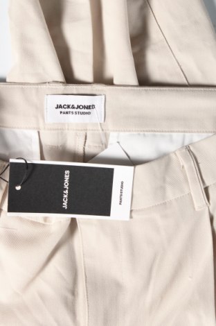Ανδρικό παντελόνι Jack & Jones, Μέγεθος L, Χρώμα  Μπέζ, Τιμή 45,88 €