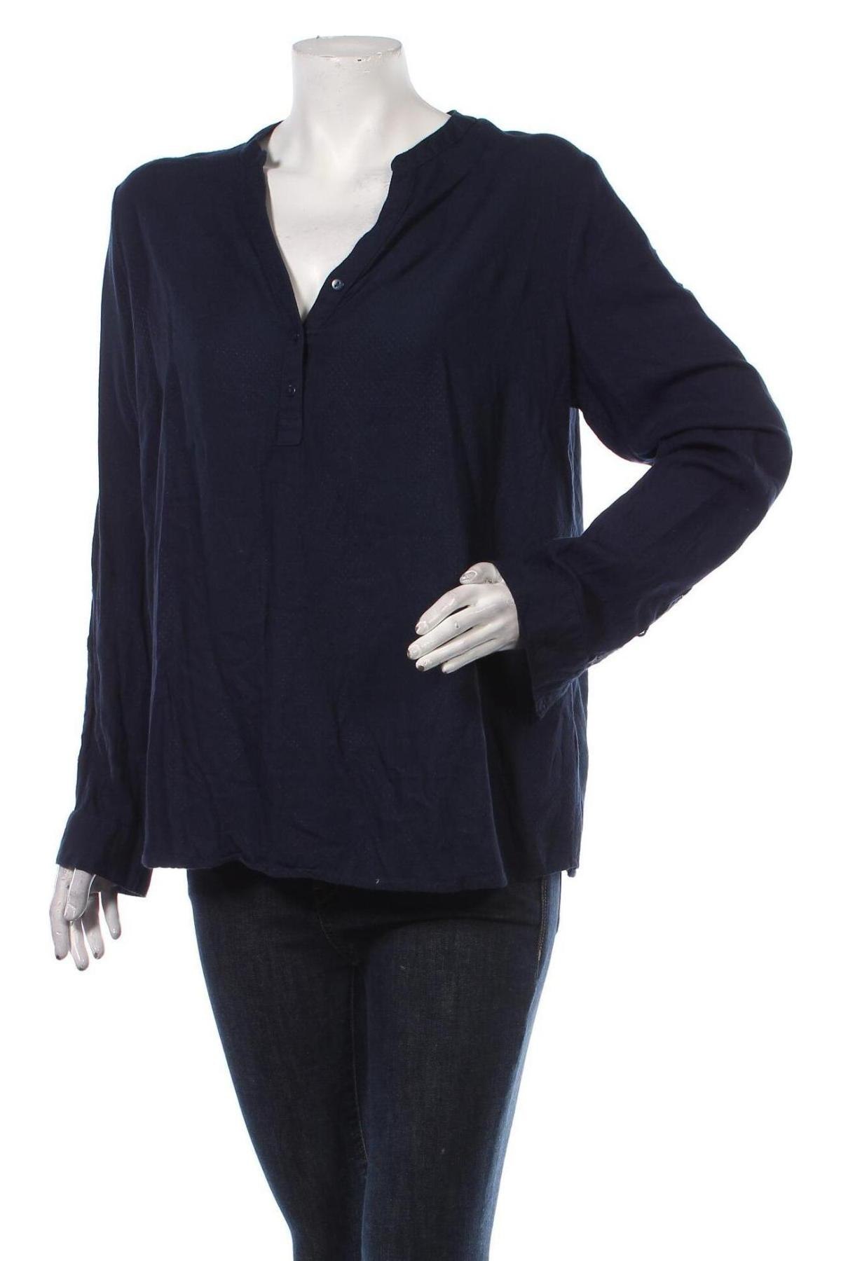 Γυναικεία μπλούζα Bon'a Parte, Μέγεθος L, Χρώμα Μπλέ, Τιμή 23,51 €