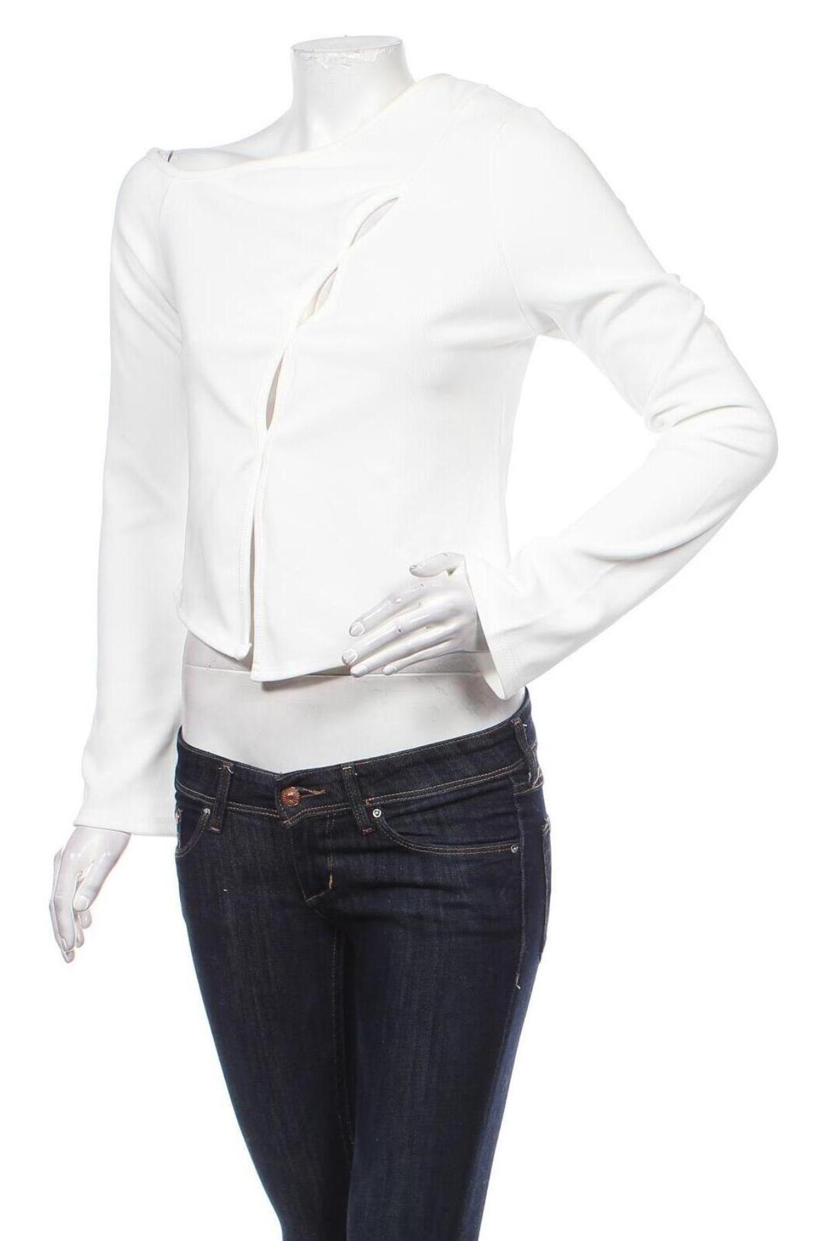 Γυναικεία μπλούζα Collusion, Μέγεθος L, Χρώμα Λευκό, 97% πολυεστέρας, 3% ελαστάνη, Τιμή 14,84 €
