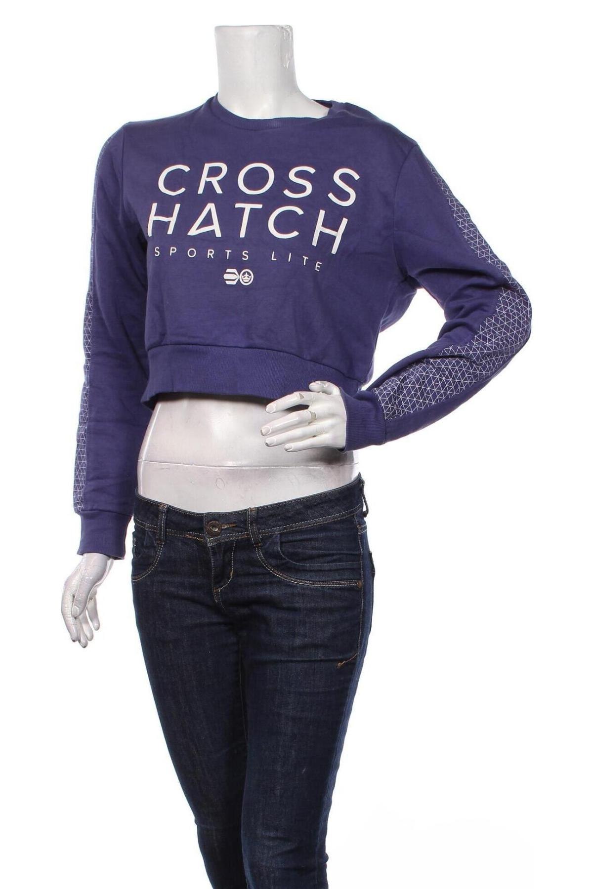 Γυναικεία μπλούζα Crosshatch, Μέγεθος S, Χρώμα Βιολετί, 70% βαμβάκι, 30% πολυεστέρας, Τιμή 9,40 €