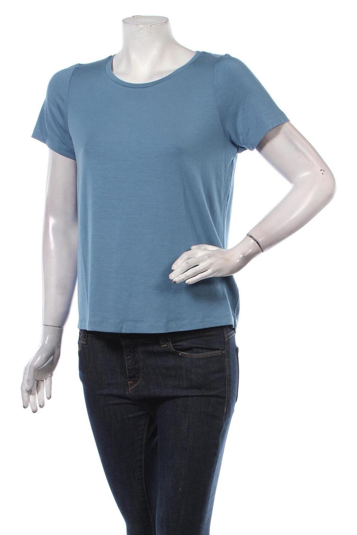 Γυναικεία μπλούζα Ichi, Μέγεθος S, Χρώμα Μπλέ, 96% lyocell, 4% ελαστάνη, Τιμή 14,25 €