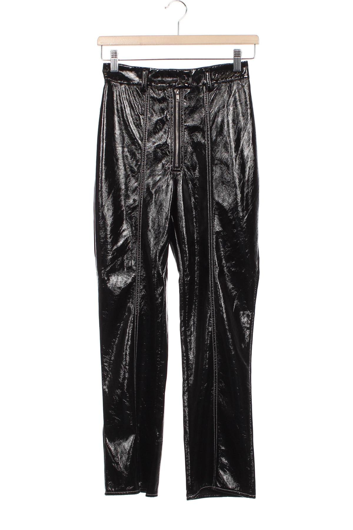 Damen Lederhose NA-KD, Größe XS, Farbe Schwarz, Preis € 61,34