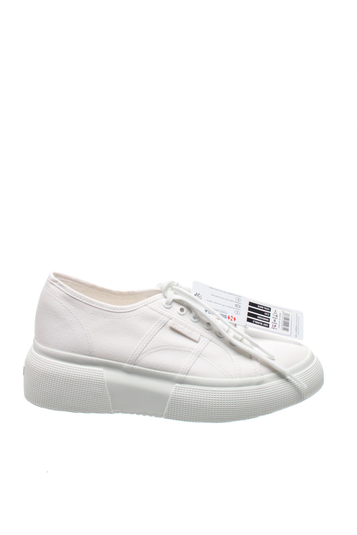 Дамски обувки Superga, Размер 41, Цвят Бял, Текстил, Цена 64,07 лв.