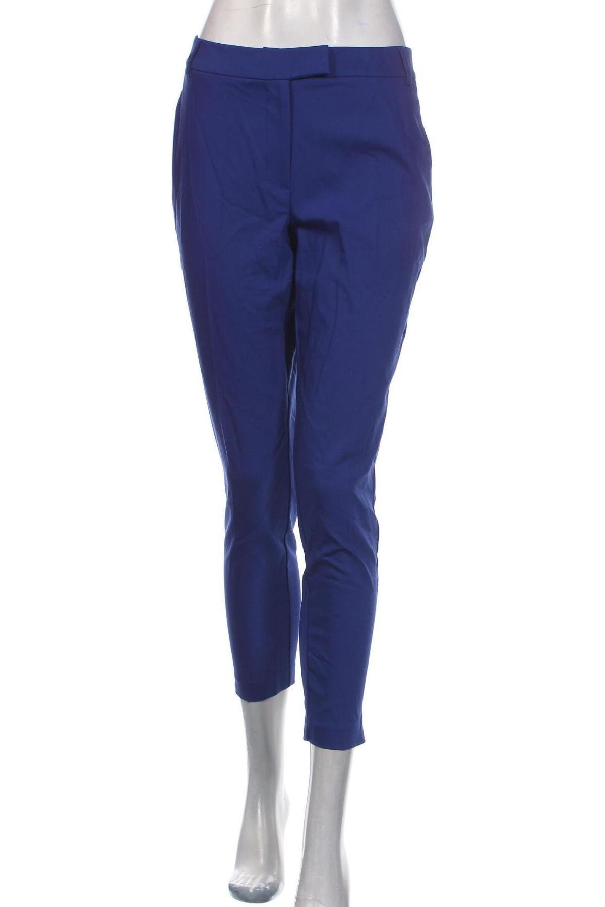 Дамски панталон Karen Millen, Размер S, Цвят Син, 47% памук, 49% полиестер, 4% еластан, Цена 309,00 лв.