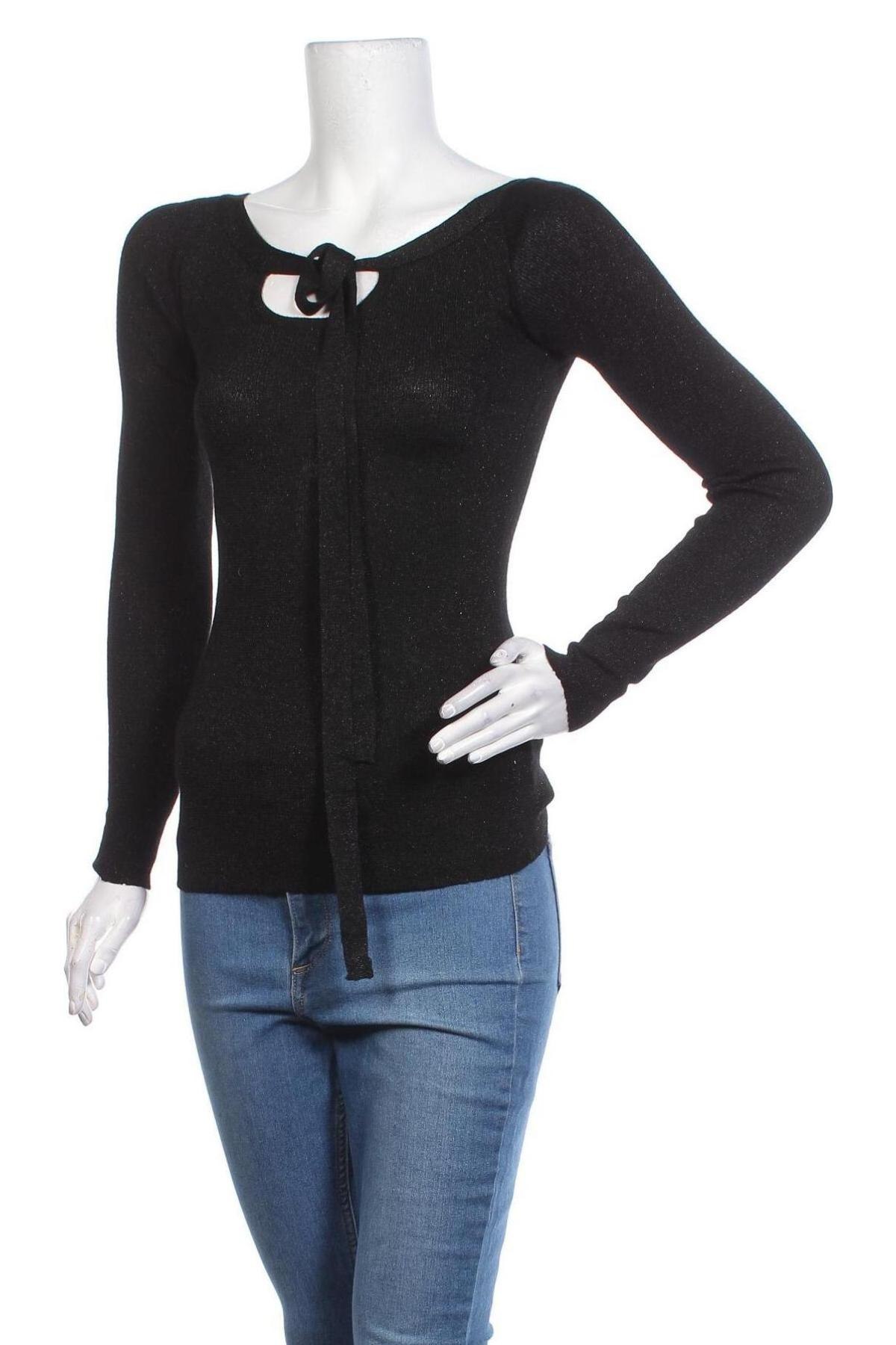 Дамски пуловер, Размер S, Цвят Черен, Цена 3,24 лв.