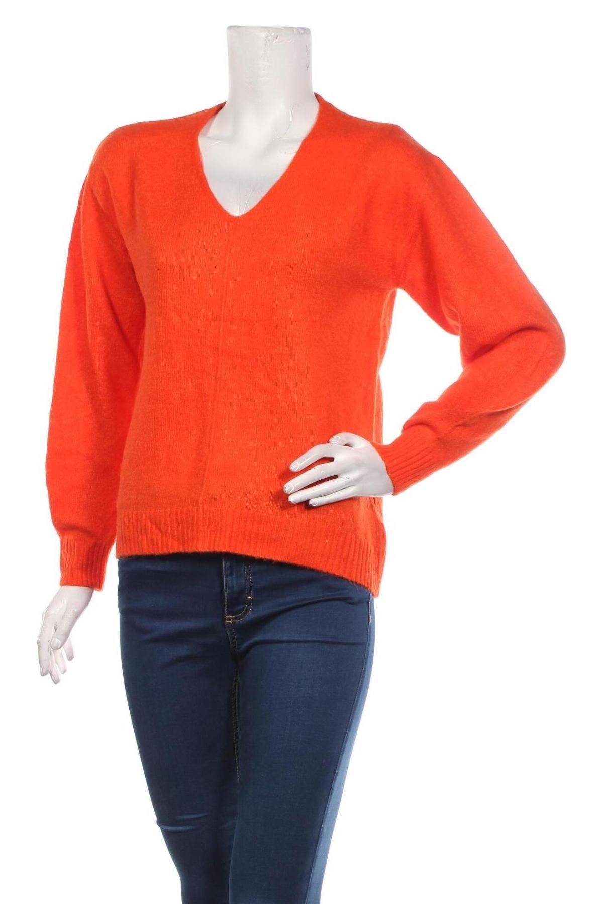 Дамски пуловер H&M, Размер XS, Цвят Оранжев, Цена 53,00 лв.