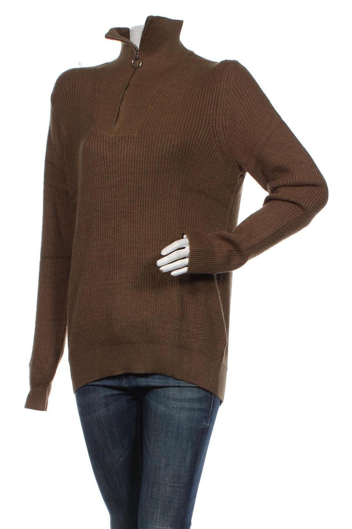 Дамски пуловер Montego, Размер L, Цвят Зелен, Цена 64,00 лв.