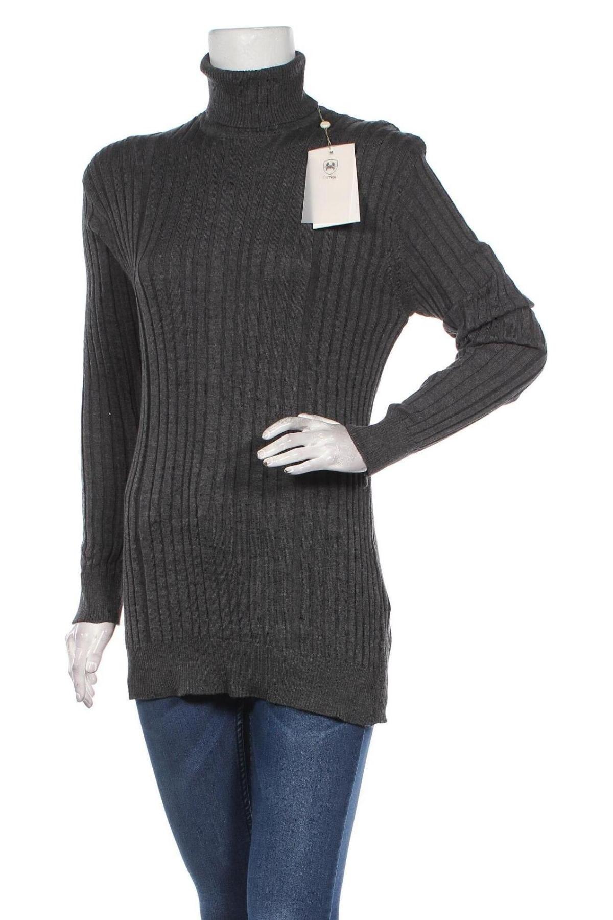 Γυναικείο πουλόβερ RNT23 Jeans, Μέγεθος XXL, Χρώμα Γκρί, Τιμή 107,73 €