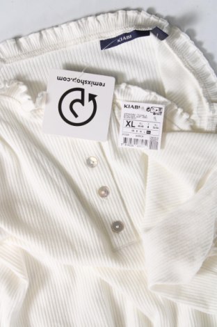 Γυναικεία μπλούζα-Κορμάκι Kiabi, Μέγεθος XL, Χρώμα Λευκό, Τιμή 10,82 €