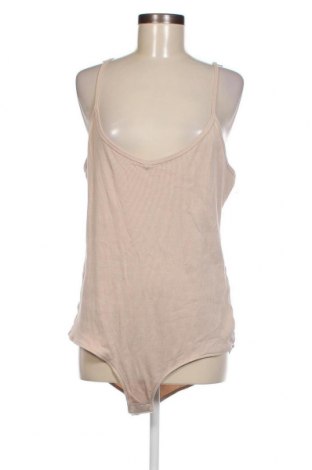Γυναικεία μπλούζα-Κορμάκι Kiabi, Μέγεθος XL, Χρώμα  Μπέζ, Τιμή 10,82 €