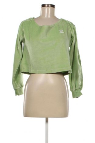 Γυναικεία μπλούζα Adidas Originals, Μέγεθος XXS, Χρώμα Πράσινο, Τιμή 9,46 €