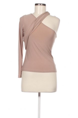 Дамска блуза Euro Moda, Размер S, Цвят Бежов, Цена 4,68 лв.