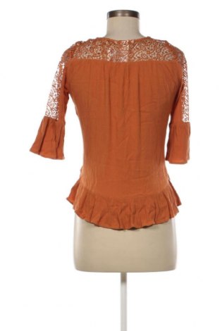 Дамска блуза H&M, Размер XXS, Цвят Кафяв, Цена 5,13 лв.
