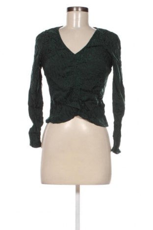 Дамска блуза H&M, Размер S, Цвят Зелен, Цена 4,37 лв.