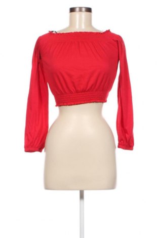 Дамска блуза H&M Divided, Размер XS, Цвят Червен, Цена 4,37 лв.
