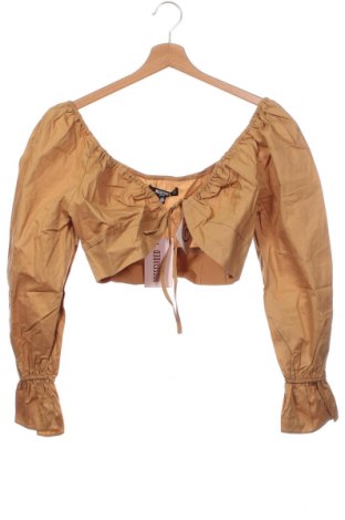 Damen Shirt Missguided, Größe XS, Farbe Beige, Preis 2,88 €
