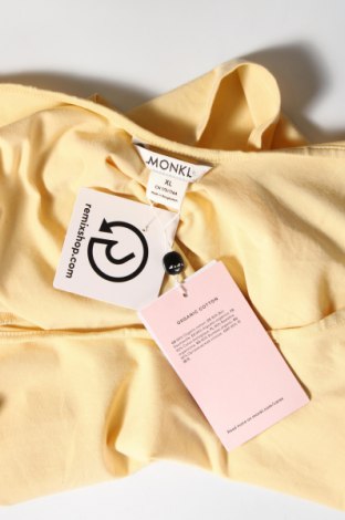Дамска блуза Monki, Размер XL, Цвят Жълт, Цена 26,00 лв.