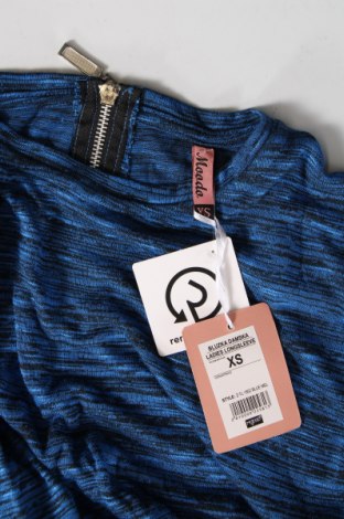 Γυναικεία μπλούζα Moodo, Μέγεθος XS, Χρώμα Μπλέ, Τιμή 5,57 €