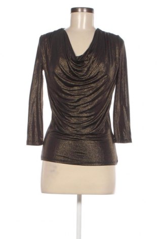Γυναικεία μπλούζα Moodo, Μέγεθος XS, Χρώμα Χρυσαφί, Τιμή 3,71 €