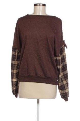Γυναικεία μπλούζα Mystree, Μέγεθος S, Χρώμα Καφέ, Τιμή 4,01 €