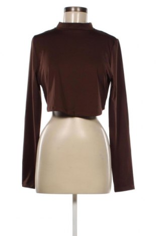 Дамска блуза Nly Trend, Размер XL, Цвят Кафяв, Цена 11,47 лв.