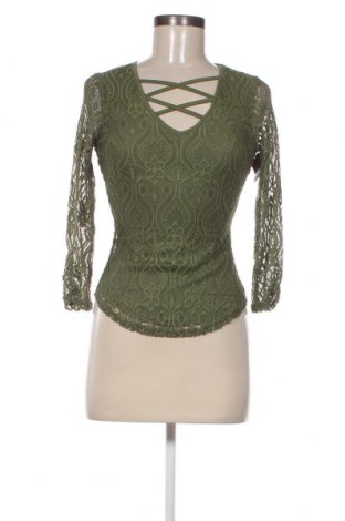 Дамска блуза Nobo, Размер XS, Цвят Зелен, Цена 14,40 лв.