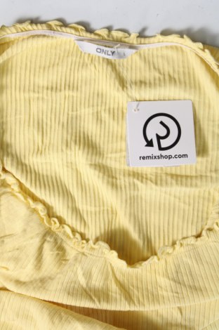 Γυναικεία μπλούζα ONLY, Μέγεθος L, Χρώμα Κίτρινο, Τιμή 9,28 €