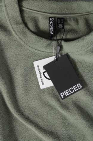 Γυναικεία μπλούζα Pieces, Μέγεθος M, Χρώμα Πράσινο, Τιμή 5,77 €