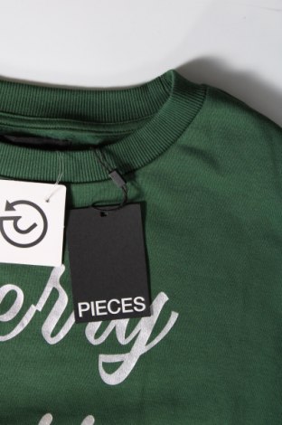Γυναικεία μπλούζα Pieces, Μέγεθος XL, Χρώμα Πράσινο, Τιμή 5,98 €