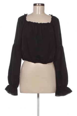 Дамска блуза Pieces, Размер XL, Цвят Черен, Цена 11,20 лв.