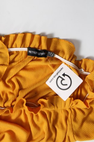 Дамска блуза Pretty Little Thing, Размер XS, Цвят Жълт, Цена 4,18 лв.
