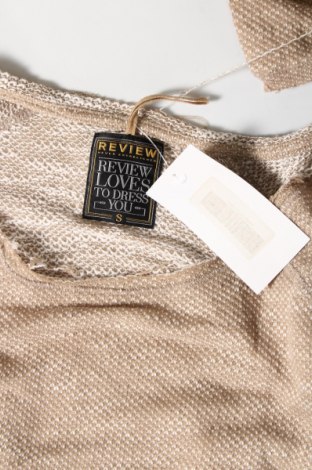 Damen Shirt Review, Größe S, Farbe Beige, Preis 8,16 €